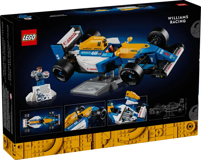 Williams Racing FW14B Nigel Mansell F1® LEGO ICONS Race Car