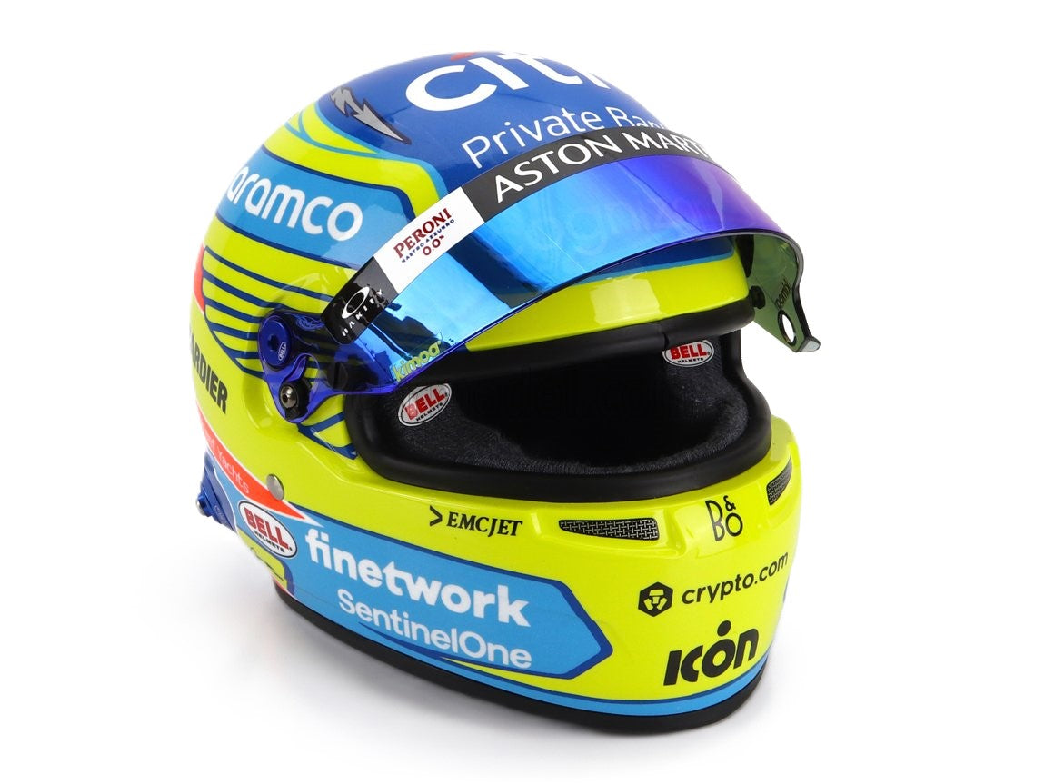 Aston Martin F1 Fernando Alonso 1/2 Scale Mini Helmet 2024