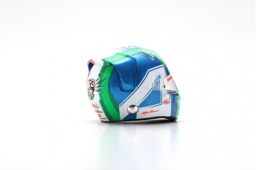 Alfa Romeo Antonio Giovinazzi Spark Model 1/8 Scale Mini Helmet 2019