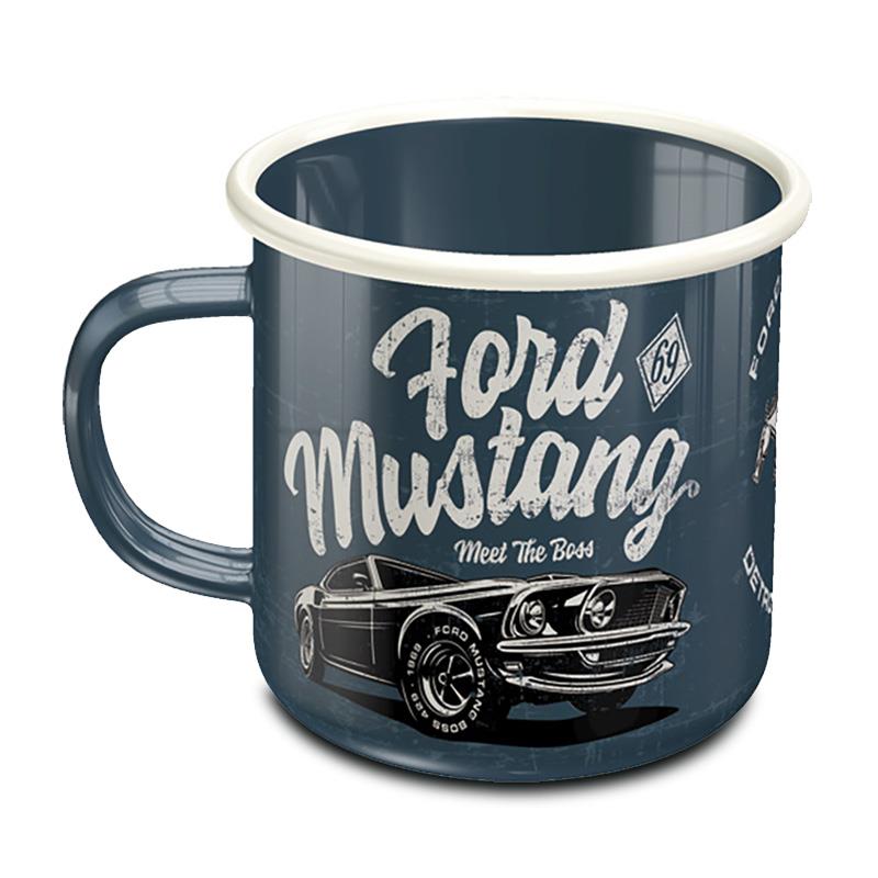 Ford Mustang The Boss Enamel Mug