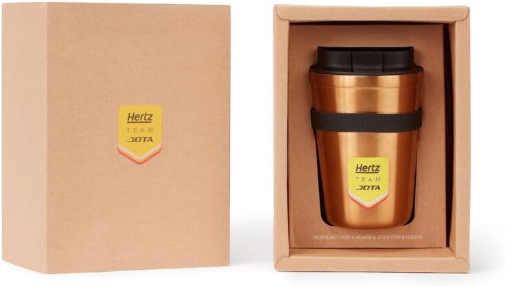 Hertz Team Jota Cadillac Racing Team Travel Thermal Mug