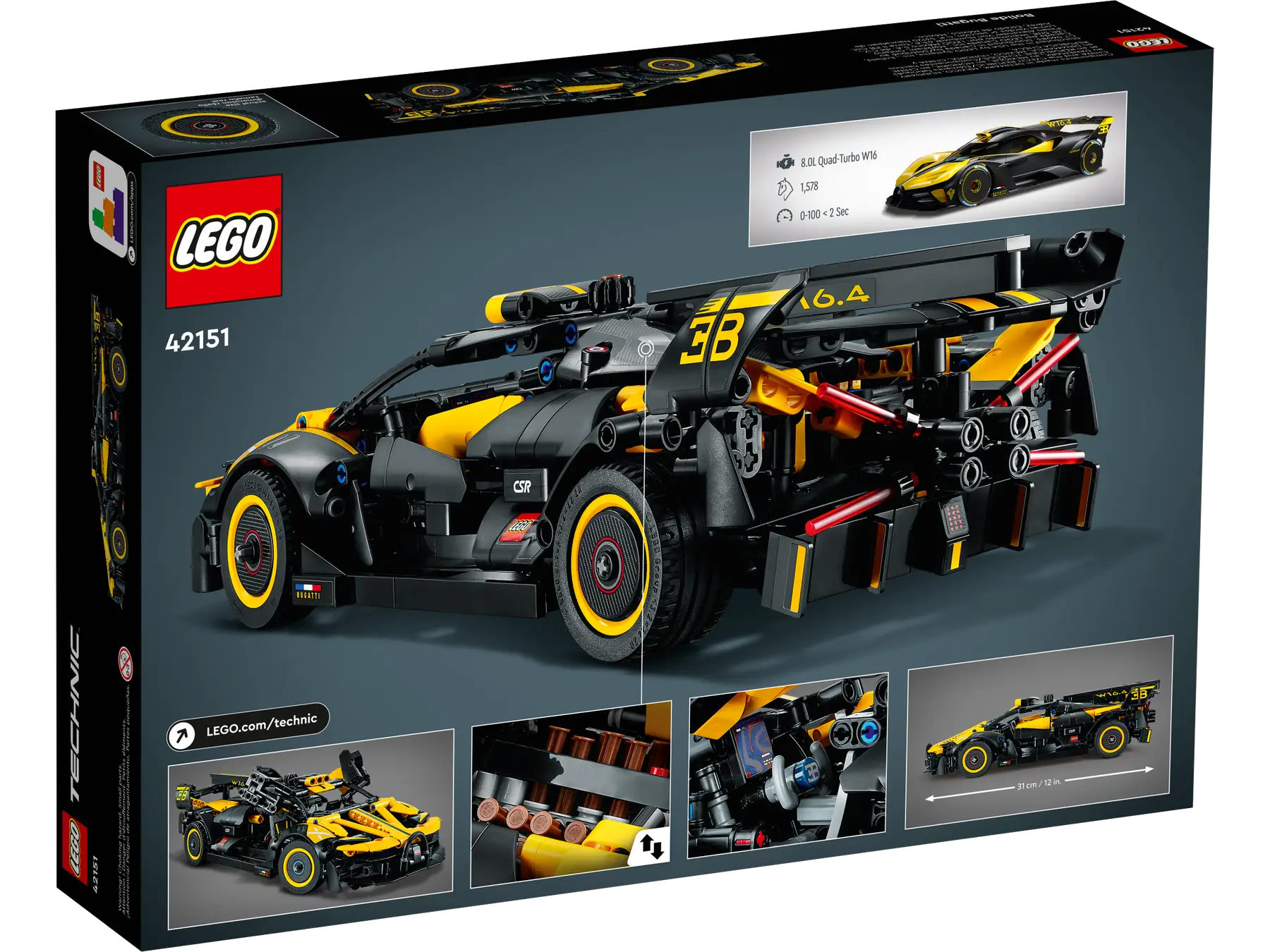 Bugatti Bolide X Lego Technic 42151