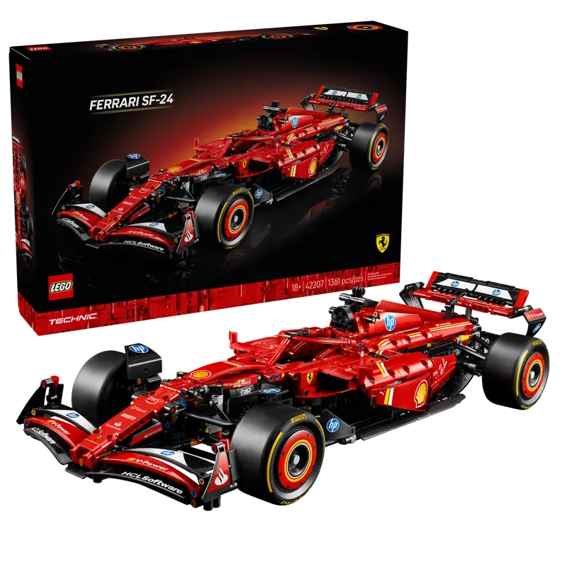 Scuderia Ferrari SF-24 F1 LEGO Technic Racing Car