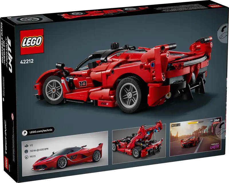 Scuderia Ferrari FXX K LEGO Technic Racing Car