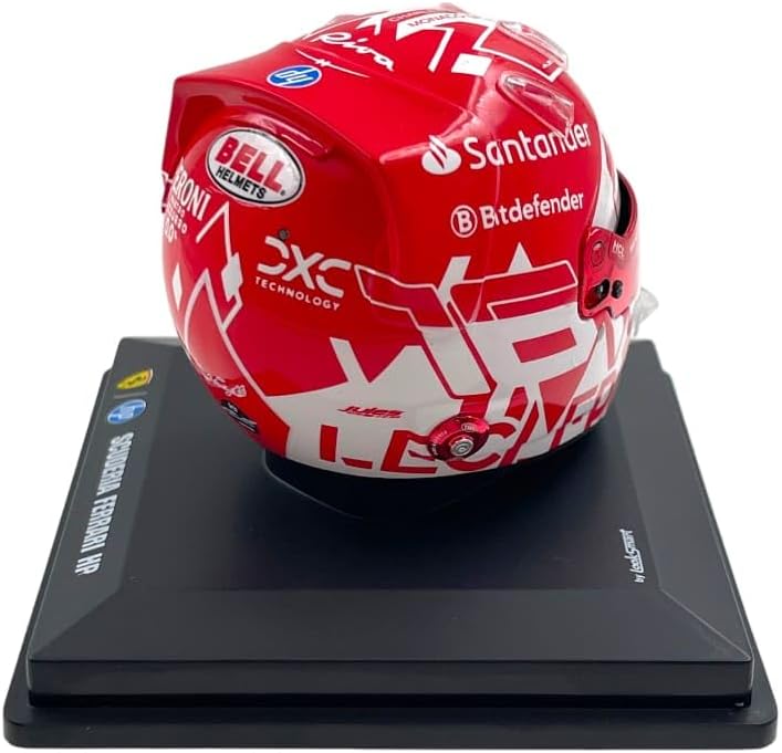 Scuderia Ferrari F1 Official LookSmart Charles Leclerc Monaco Winner 1/5 Scale Mini Helmet 2024