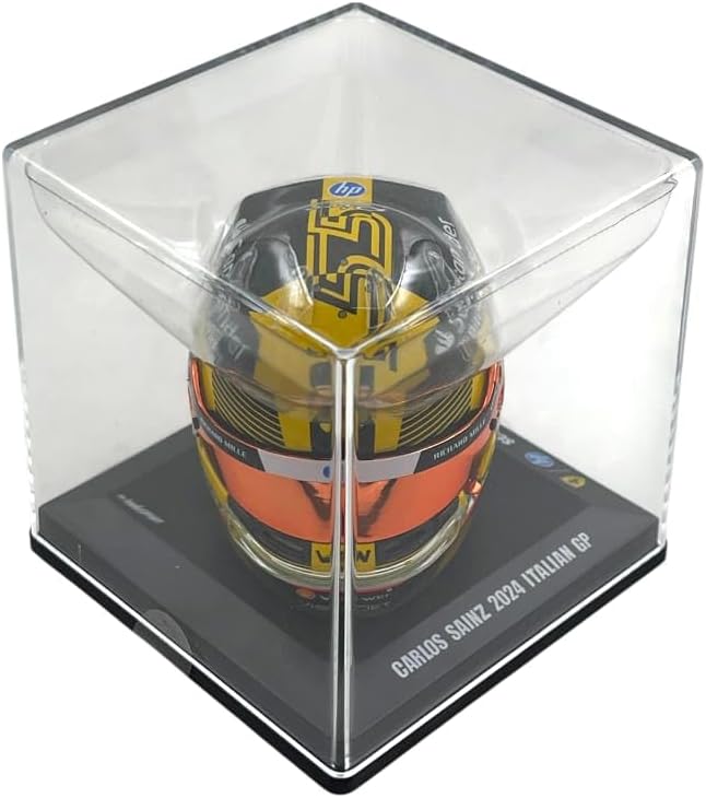 Scuderia Ferrari F1 Official LookSmart Carlos Sainz Italian GP 1/5 Scale Mini Helmet 2024