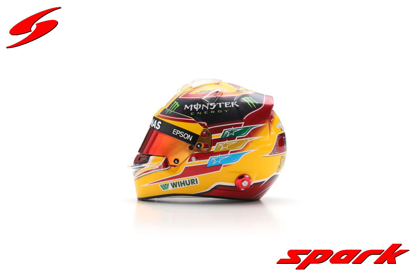 Mercedes AMG Petronas Lewis Hamilton 1/5 Scale Mini Helmet 2017 Mexico Champion