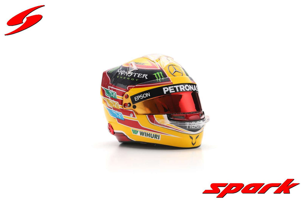 Mercedes AMG Petronas Lewis Hamilton 1/5 Scale Mini Helmet 2017 Mexico Champion