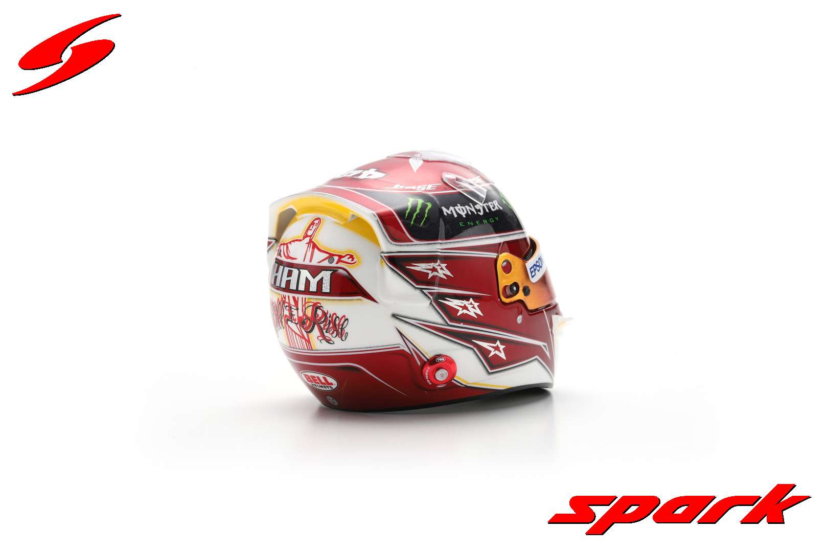 Mercedes AMG Petronas Lewis Hamilton 1/5 Scale Mini Helmet USA GP 2019