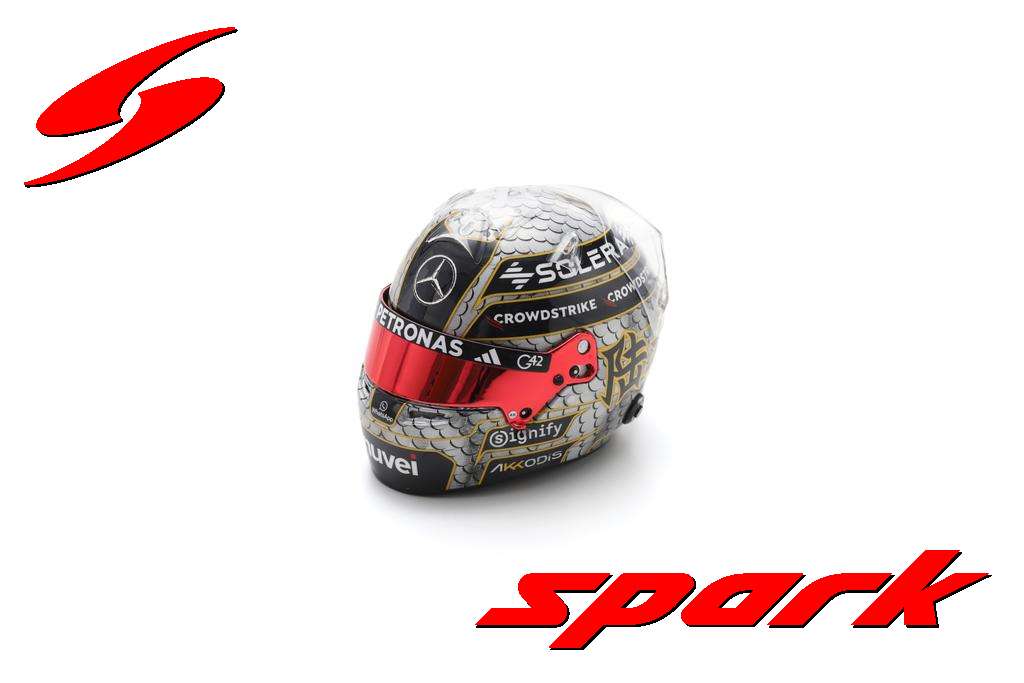 Mercedes AMG Petronas F1 George Russell China GP 2025 1/5 Scale Mini Helmet