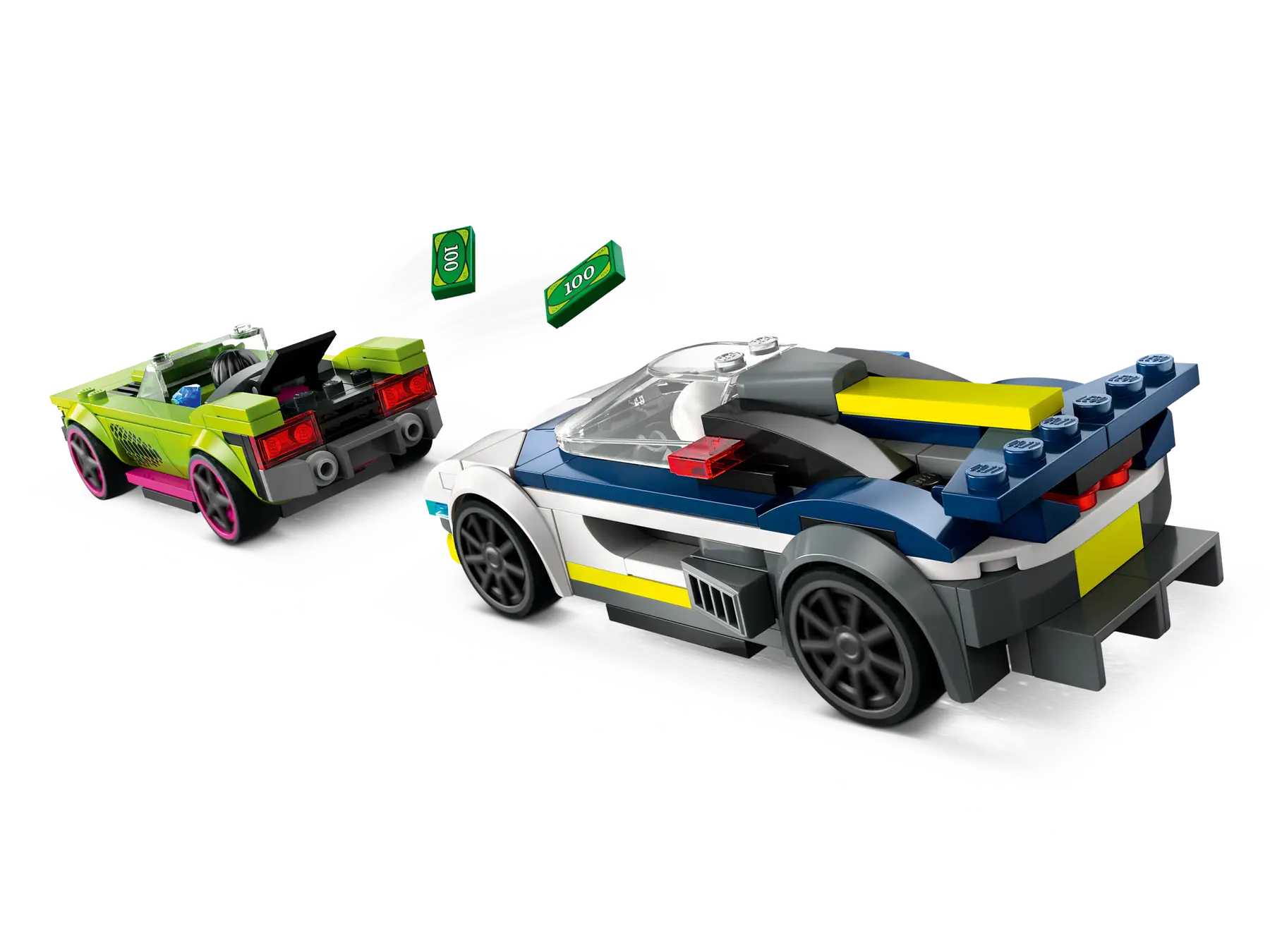 Police Car and Muscle Car Chase X Lego City 60415