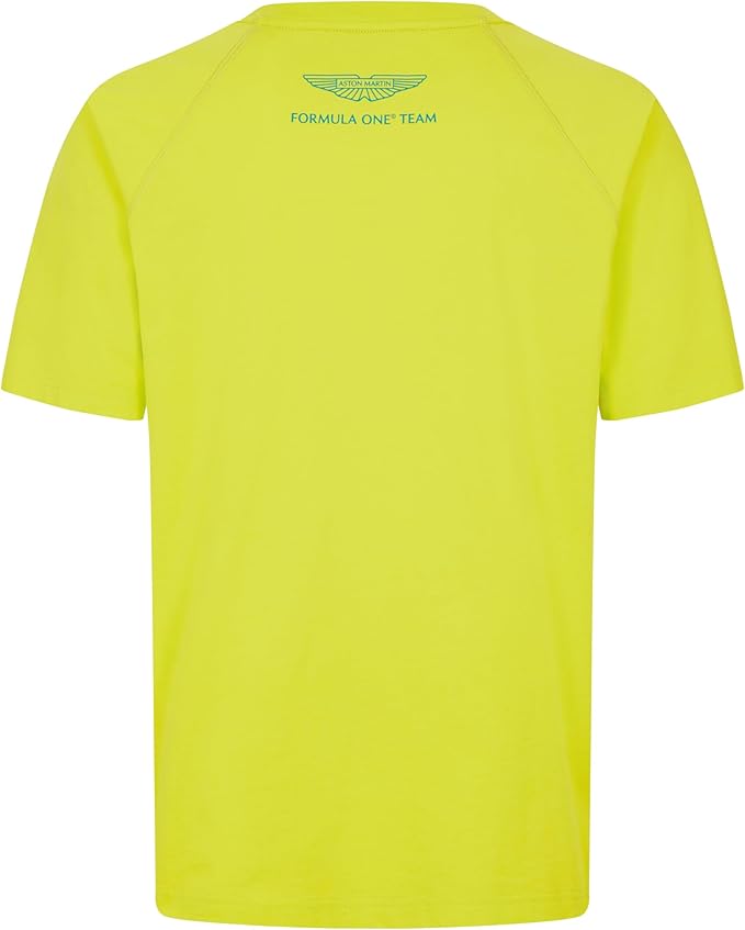 Aston Martin F1 Logo Lime Green T-Shirt