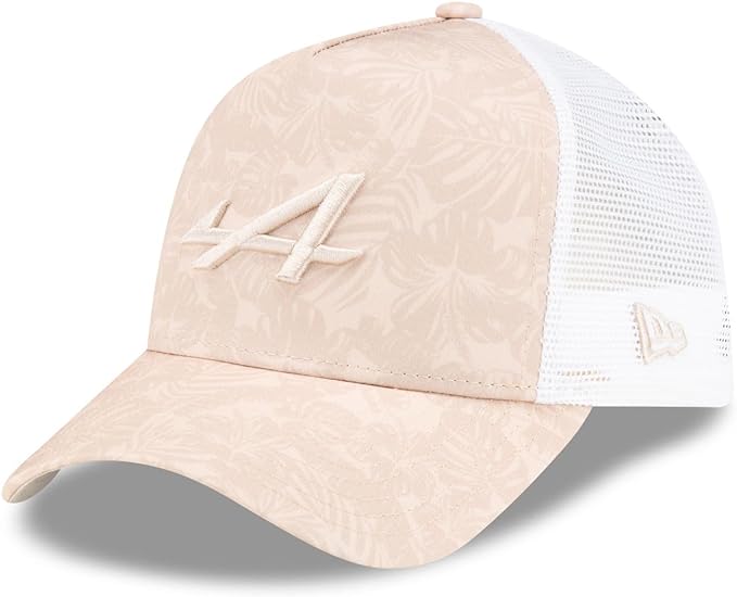 Alpine F1 Floral Pattern New Era Trucker Baseball Cap