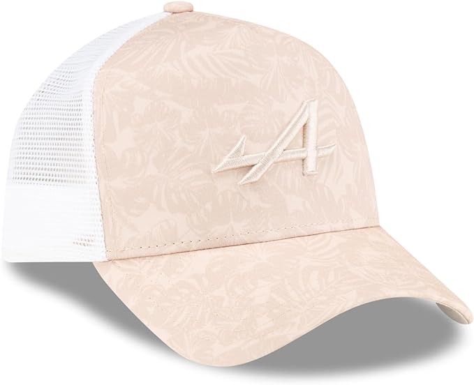 Alpine F1 Floral Pattern New Era Trucker Baseball Cap