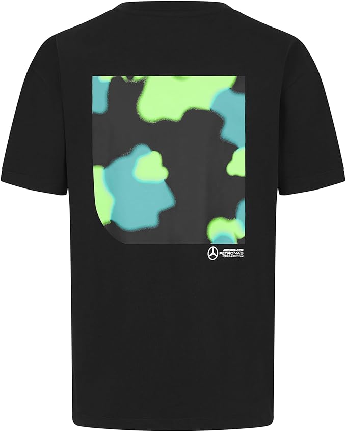 Mercedes AMG Petronas F1 Spray Camo Graphic T-Shirt