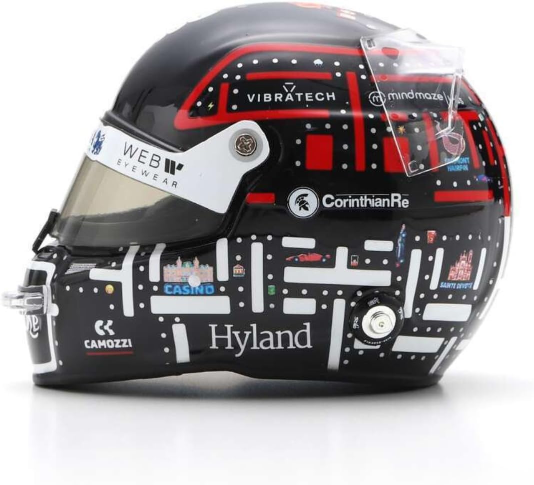 Alfa Romeo F1 Team Spark Model Valtteri Bottas Monaco GP 1/5 Scale Mini Helmet 2023