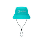 Mercedes AMG Petronas 3D Team Logo Teal Blue Bucket Hat