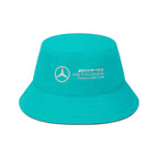 Mercedes AMG Petronas 3D Team Logo Teal Blue Bucket Hat