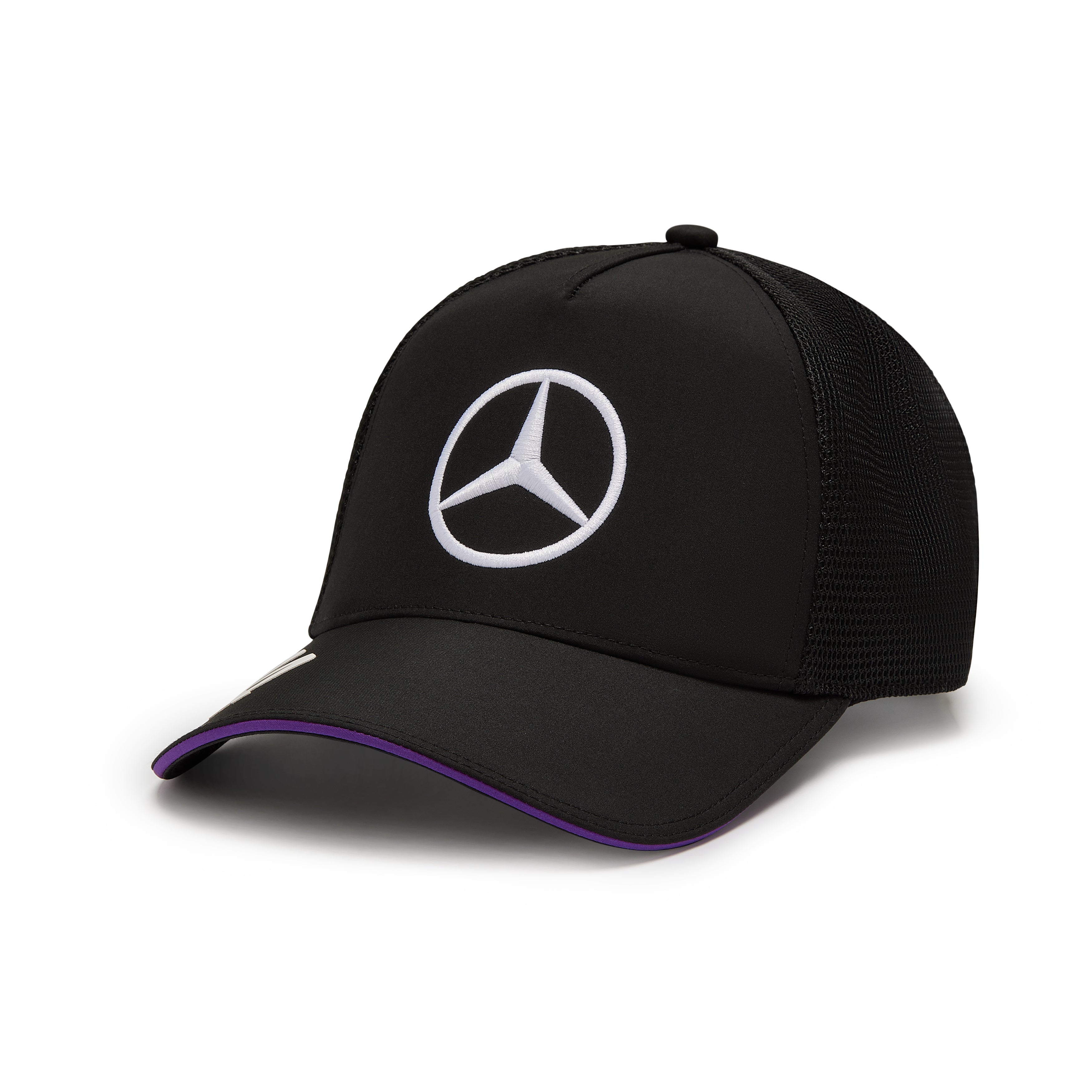 Mercedes AMG Petronas F1 Team Lewis Hamilton Black Kids Baseball Cap 2024
