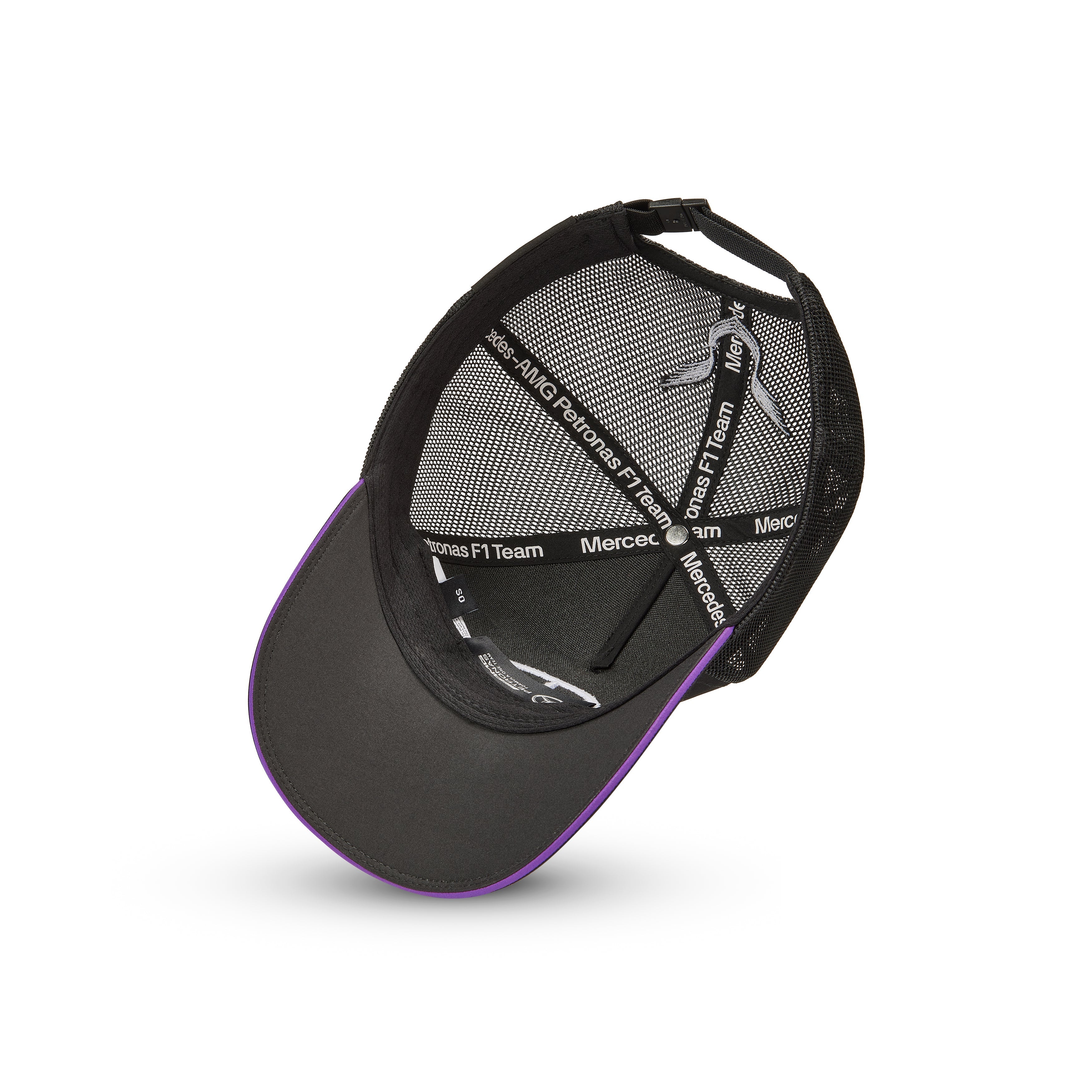 Mercedes AMG Petronas F1 Team Lewis Hamilton Black Kids Baseball Cap 2024