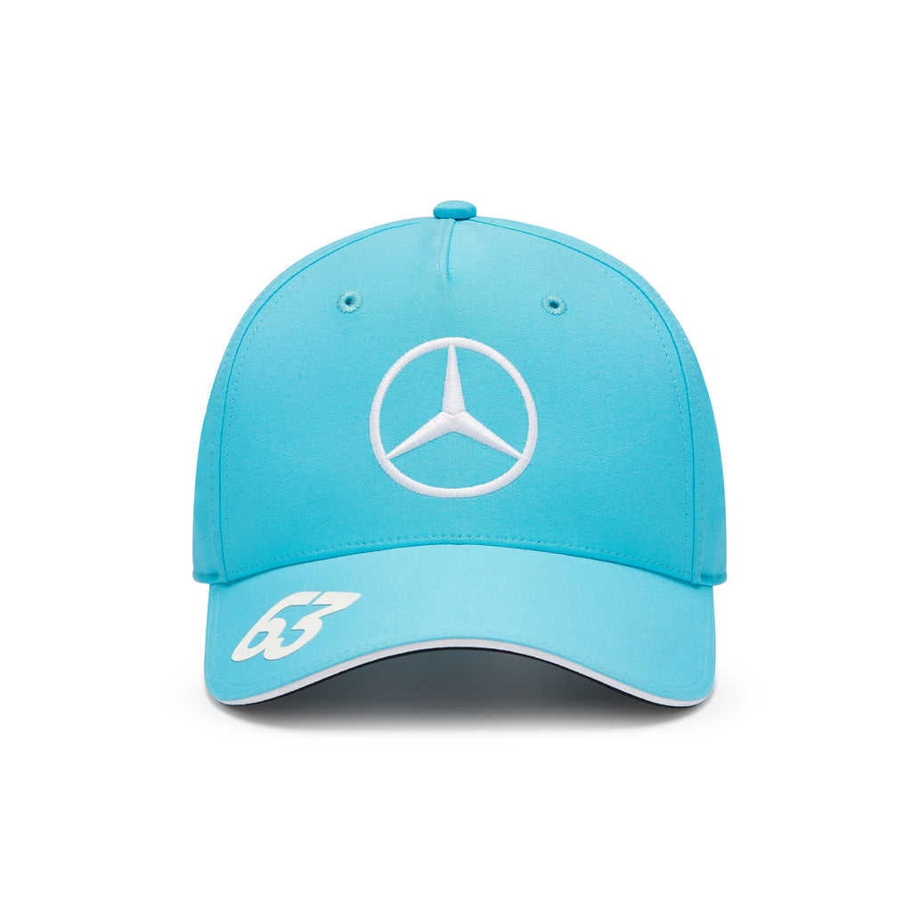 Mercedes AMG Petronas F1 Team George Russell Blue Baseball Cap 2024