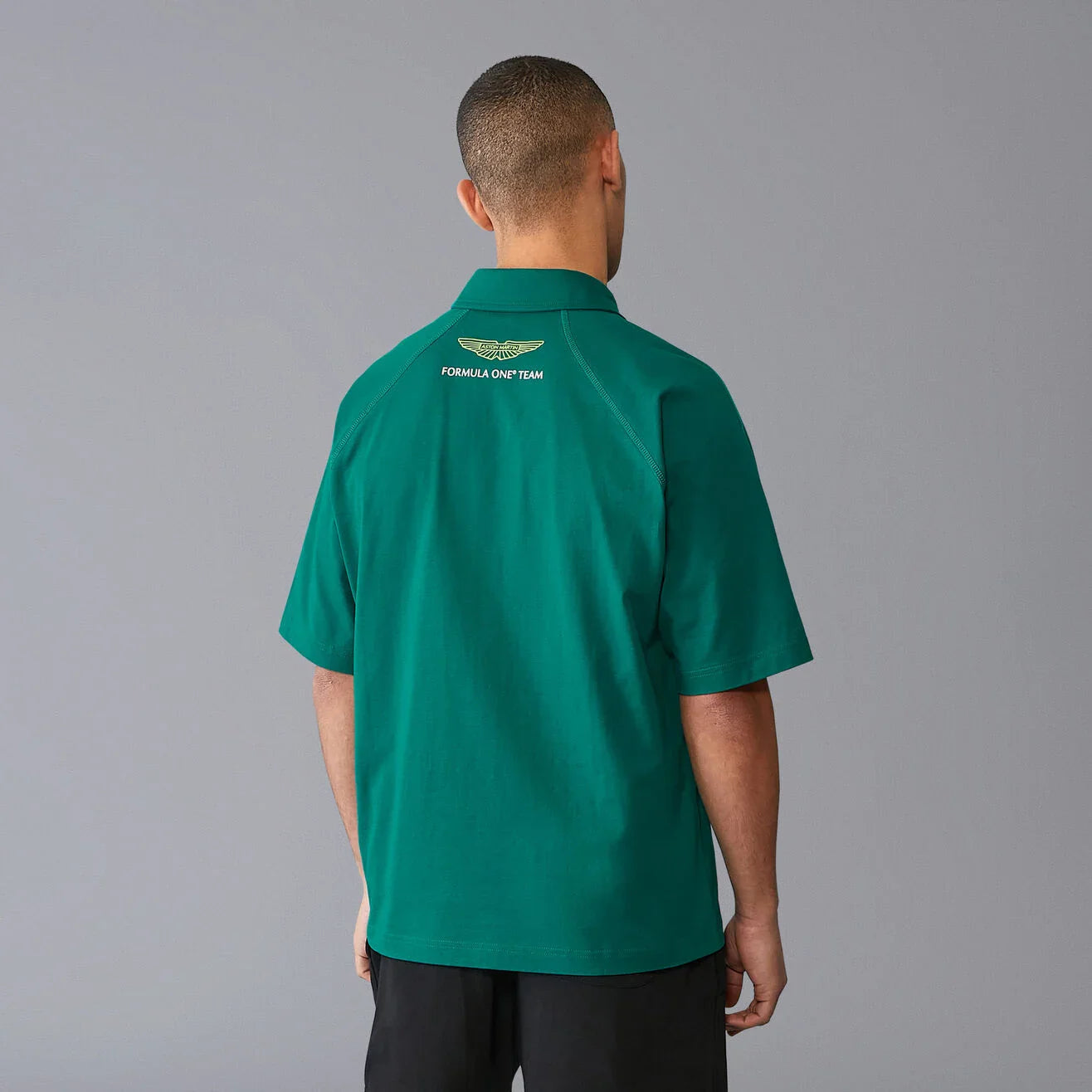 Aston Martin F1 Side Logo Relaxed Fit Poloshirt