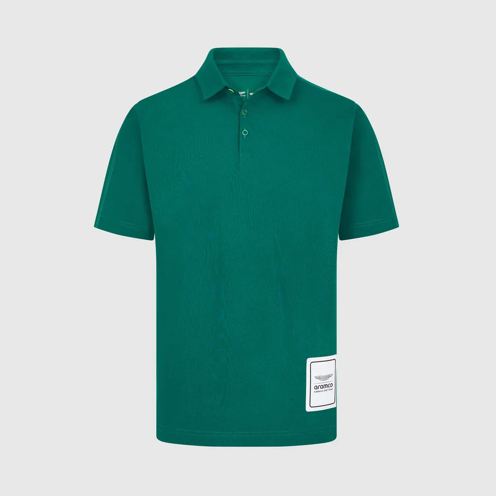 Aston Martin F1 Side Logo Relaxed Fit Poloshirt