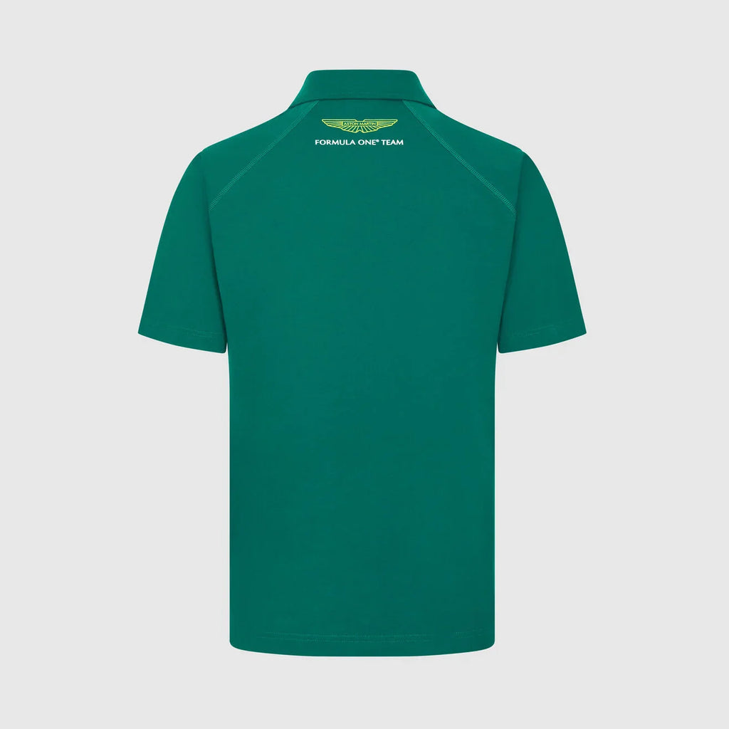Aston Martin F1 Side Logo Relaxed Fit Poloshirt