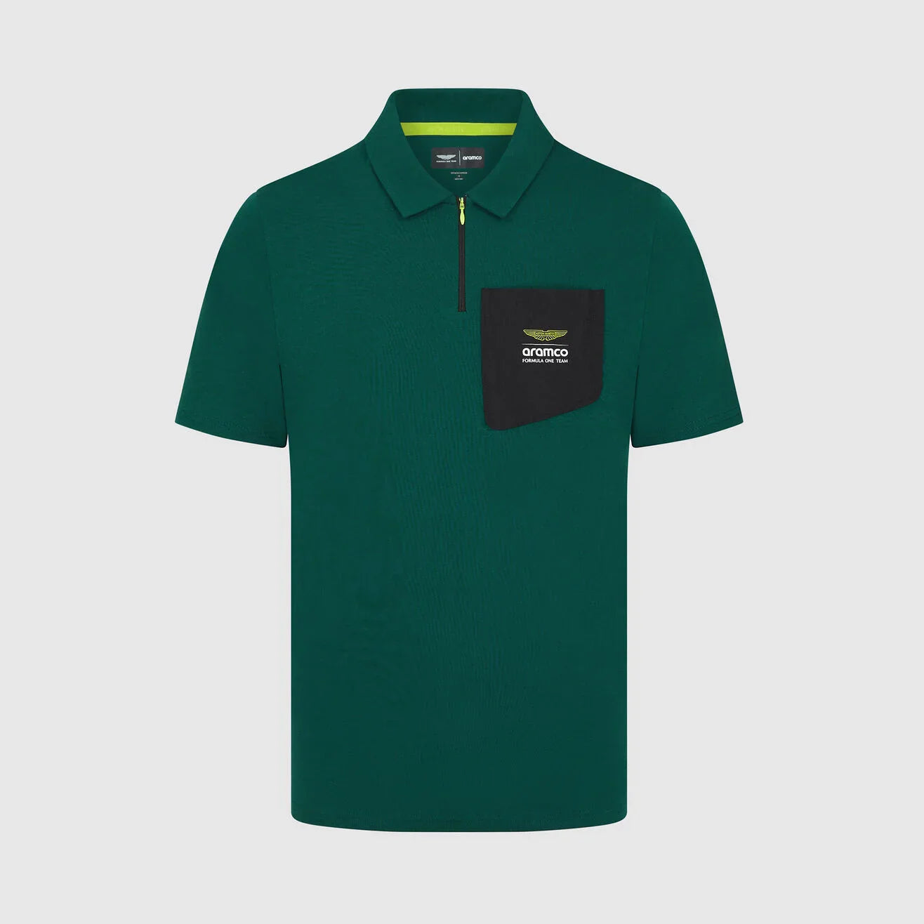 Aston Martin F1 Bonded Chest Pocket Poloshirt