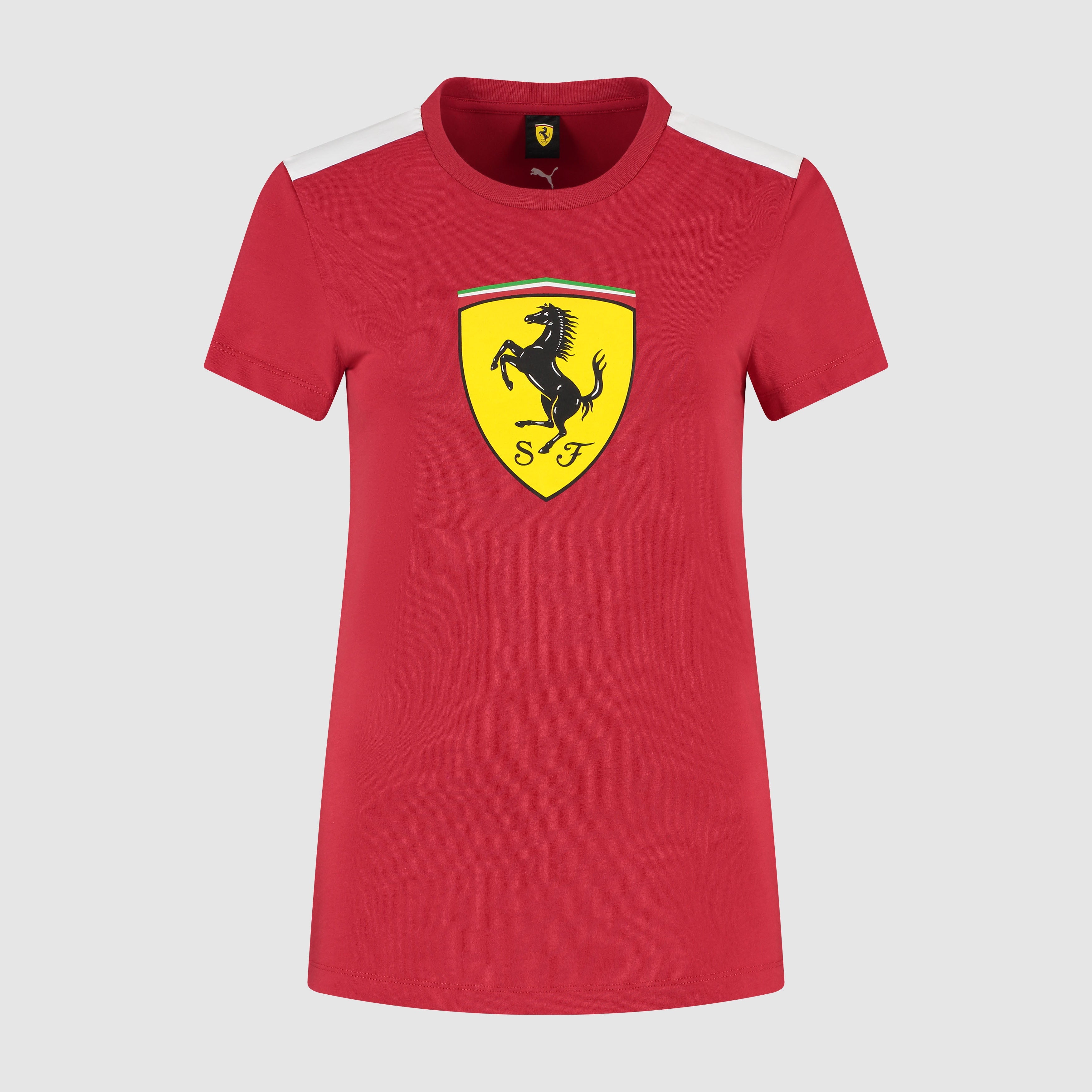 Scuderia Ferrari F1 PUMA Large Scudetto Shield Logo Women's T-Shirt