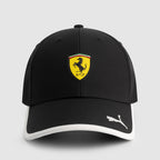 Scuderia Ferrari F1 PUMA Classic Logo Black Kids Baseball Cap