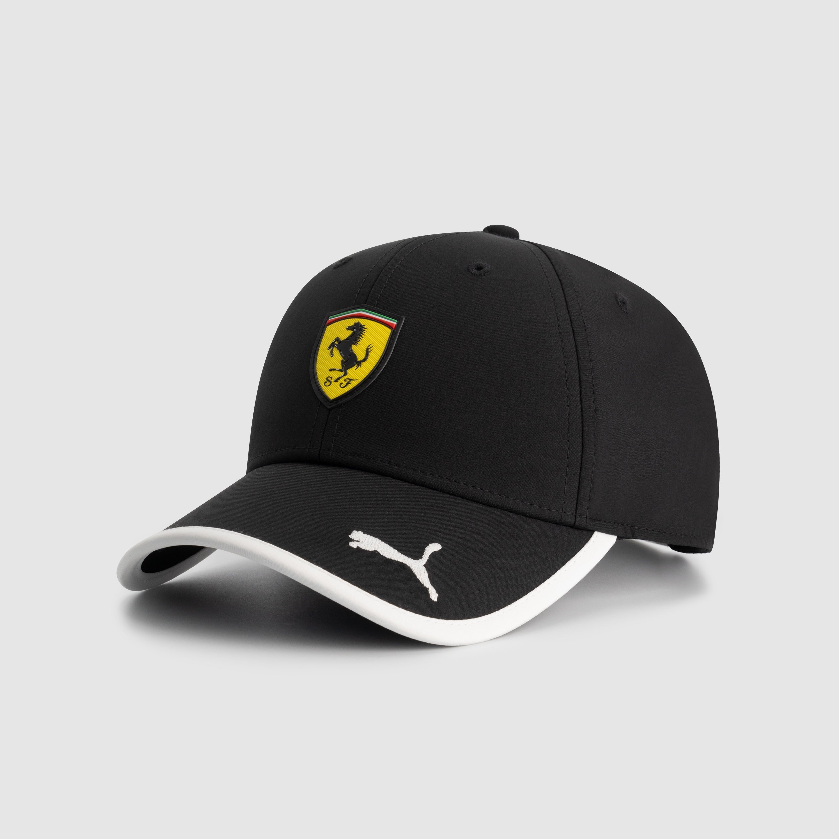 Scuderia Ferrari F1 PUMA Classic Logo Black Kids Baseball Cap