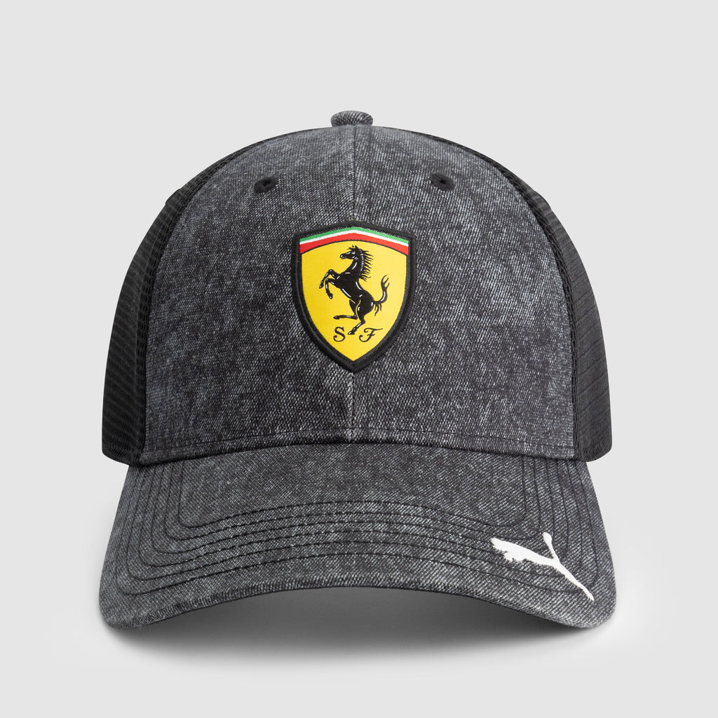 Scuderia Ferrari F1 PUMA Logo Trucker Baseball Cap