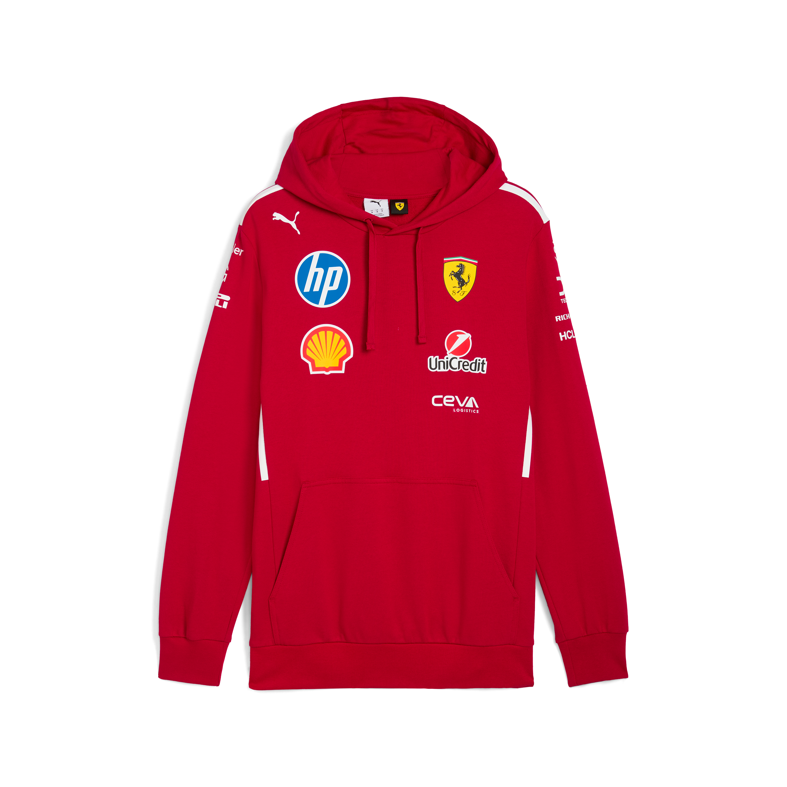 Scuderia Ferrari F1 PUMA 2025 Team Hooded Sweatshirt