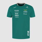 Aston Martin F1 Team Lance Stroll Drivers T-Shirt 2025