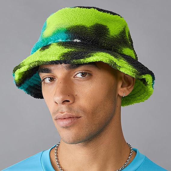 Mercedes AMG Petronas Spray Camo Fleece Bucket Hat