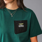 Aston Martin F1 Bonded Chest Pocket T-Shirt