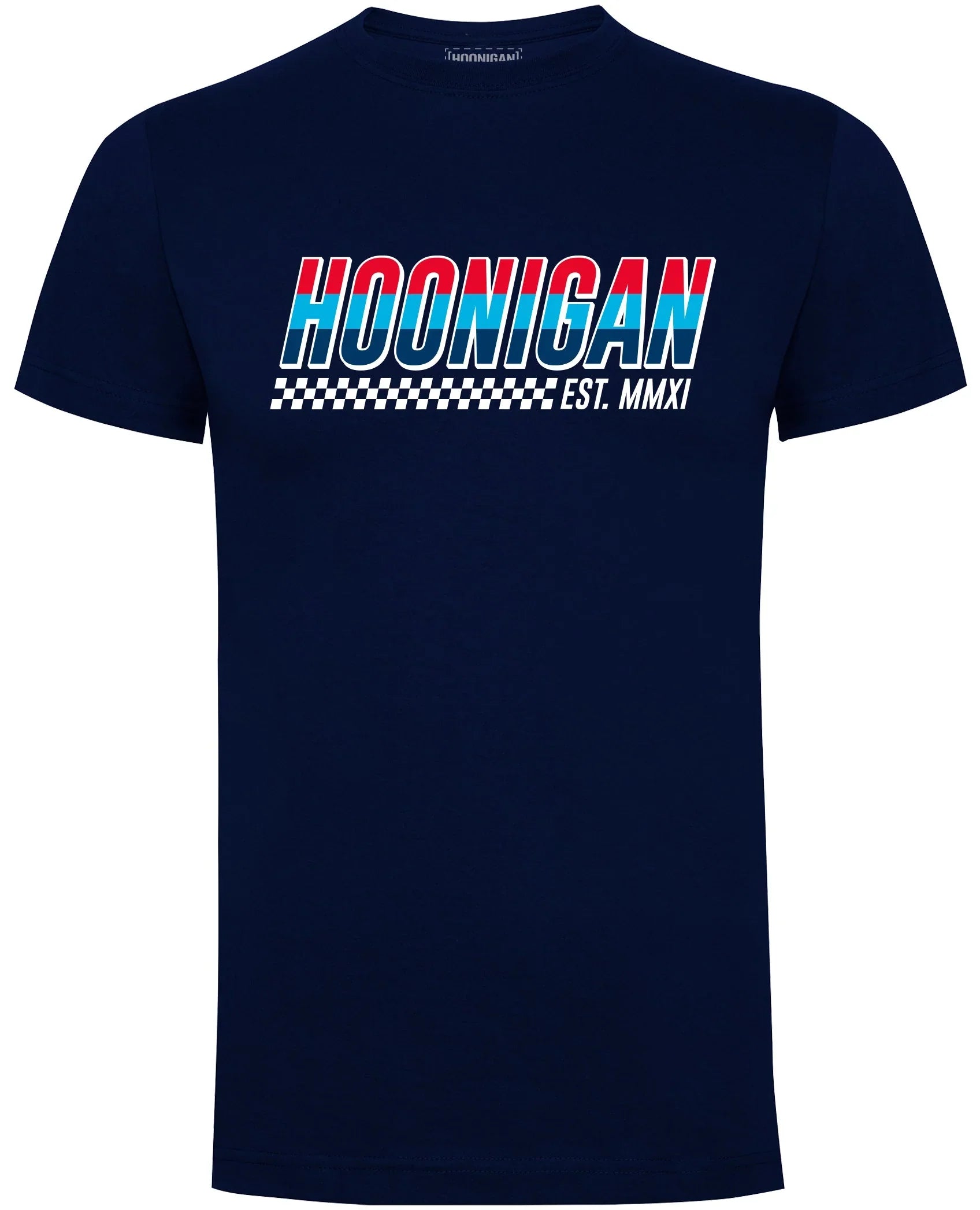 Hoonigan Downforce Navy T-Shirt