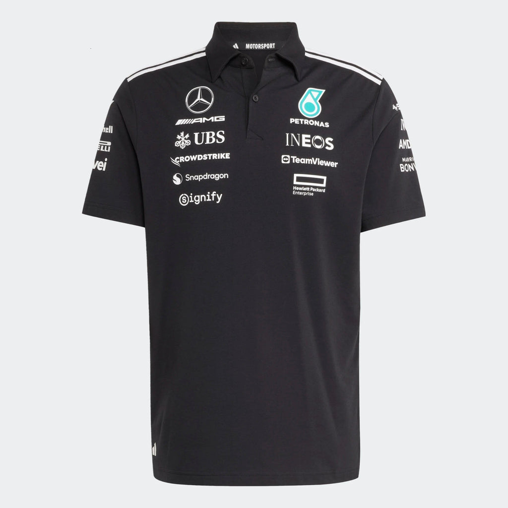Mercedes AMG Petronas F1 Team Adidas Polo Shirt 2025