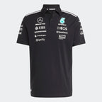 Mercedes AMG Petronas F1 Team Adidas Polo Shirt 2025