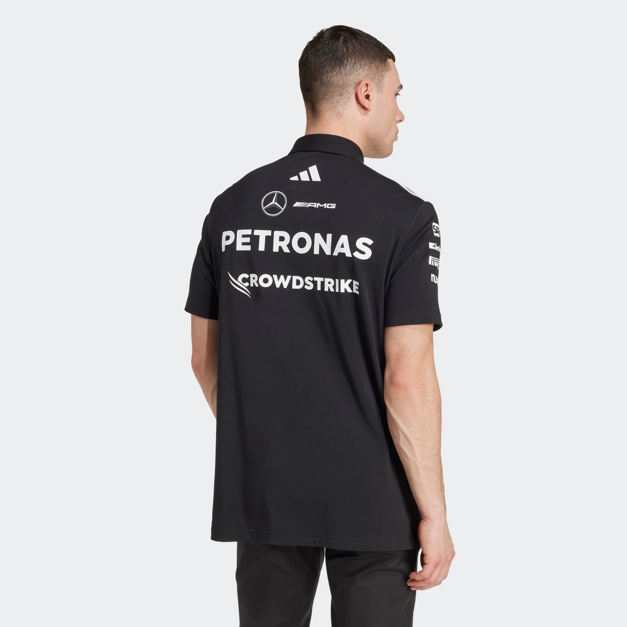 Mercedes AMG Petronas F1 Team Adidas Polo Shirt 2025