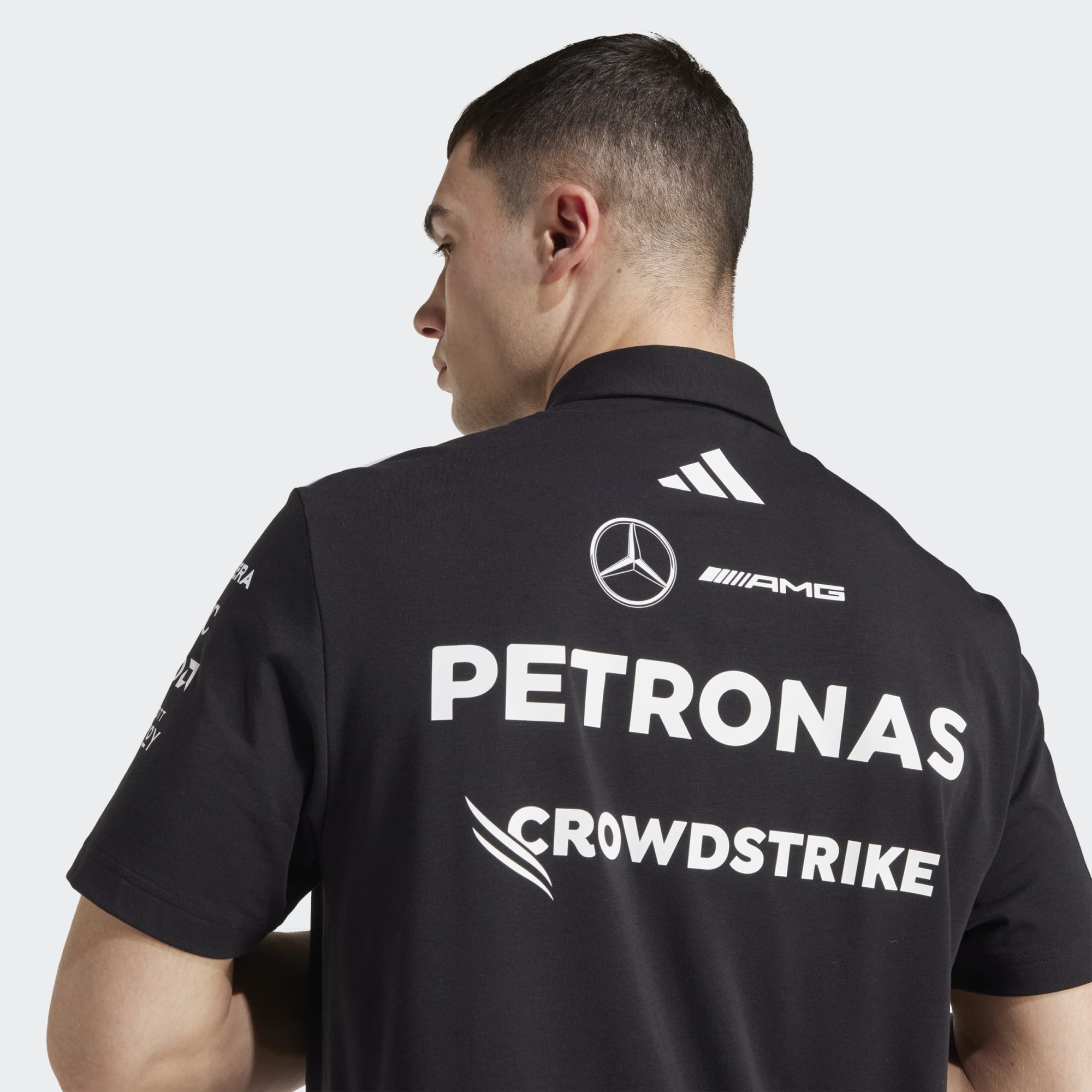 Mercedes AMG Petronas F1 Team Adidas Polo Shirt 2025