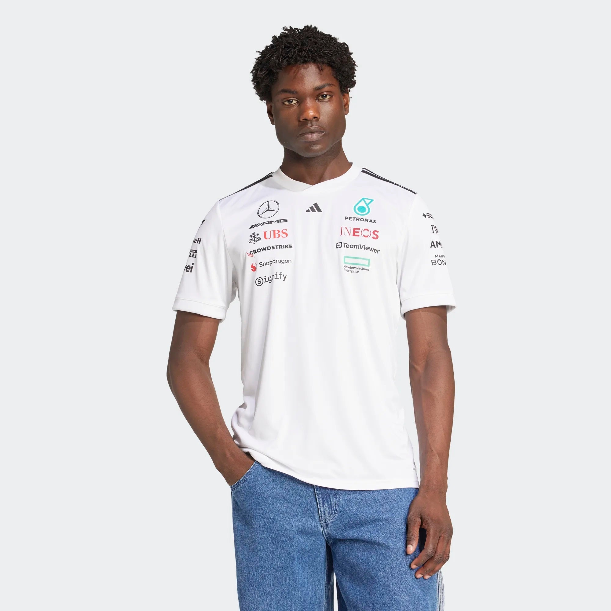 Mercedes AMG Petronas F1 Team Adidas T-Shirt 2025