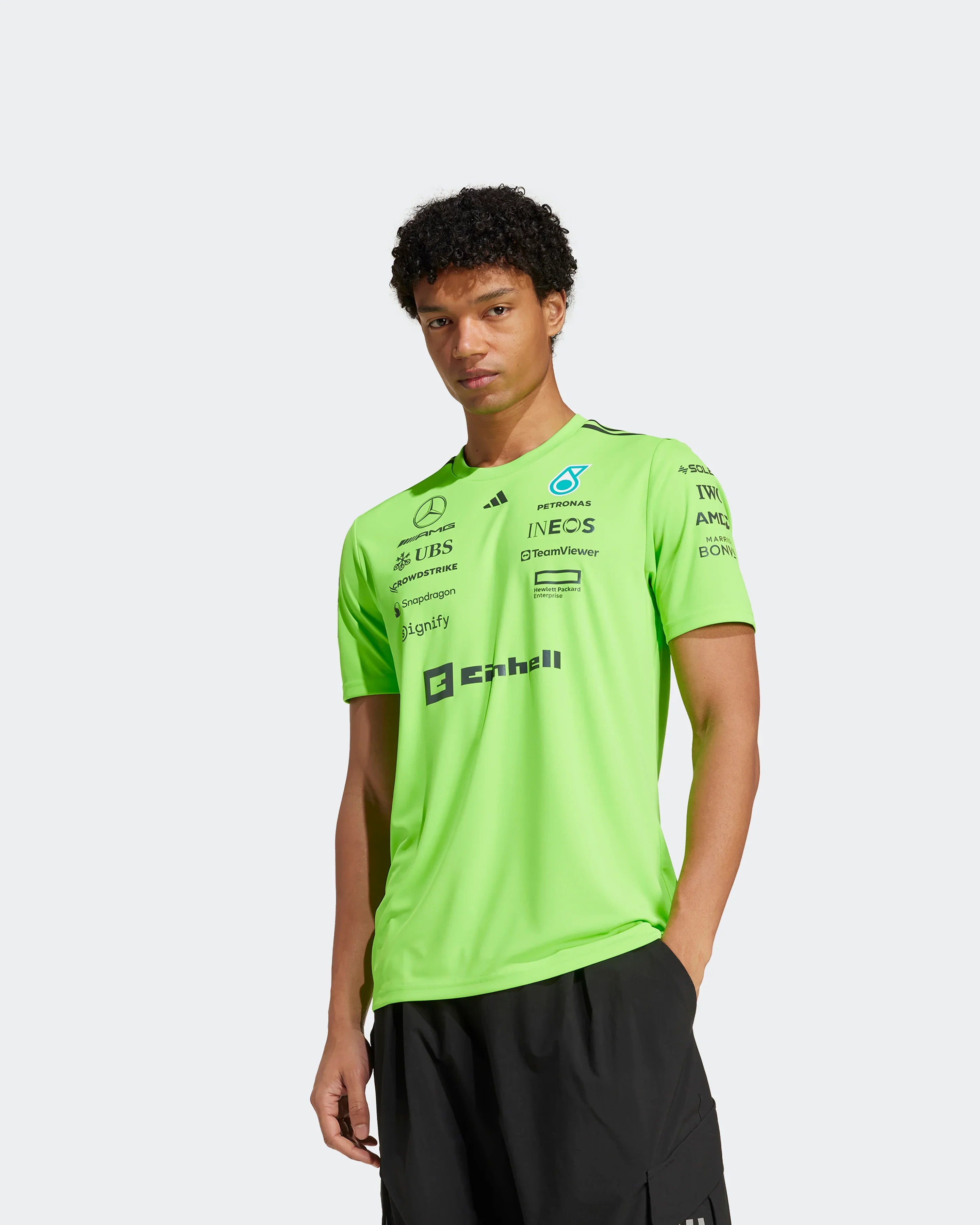 Mercedes AMG Petronas F1 Team Adidas Set Up T-Shirt 2025