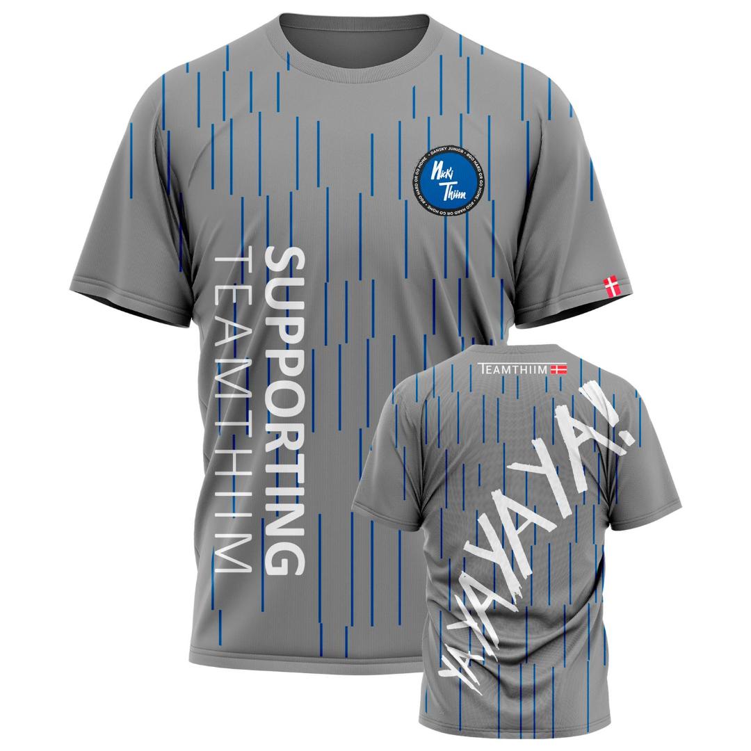 NICKI THIIM ASTON MARTIN RACING - GREY/BLUE YAYAYAYA T-SHIRT