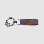 Ayrton Senna Leather And Metal Keyring