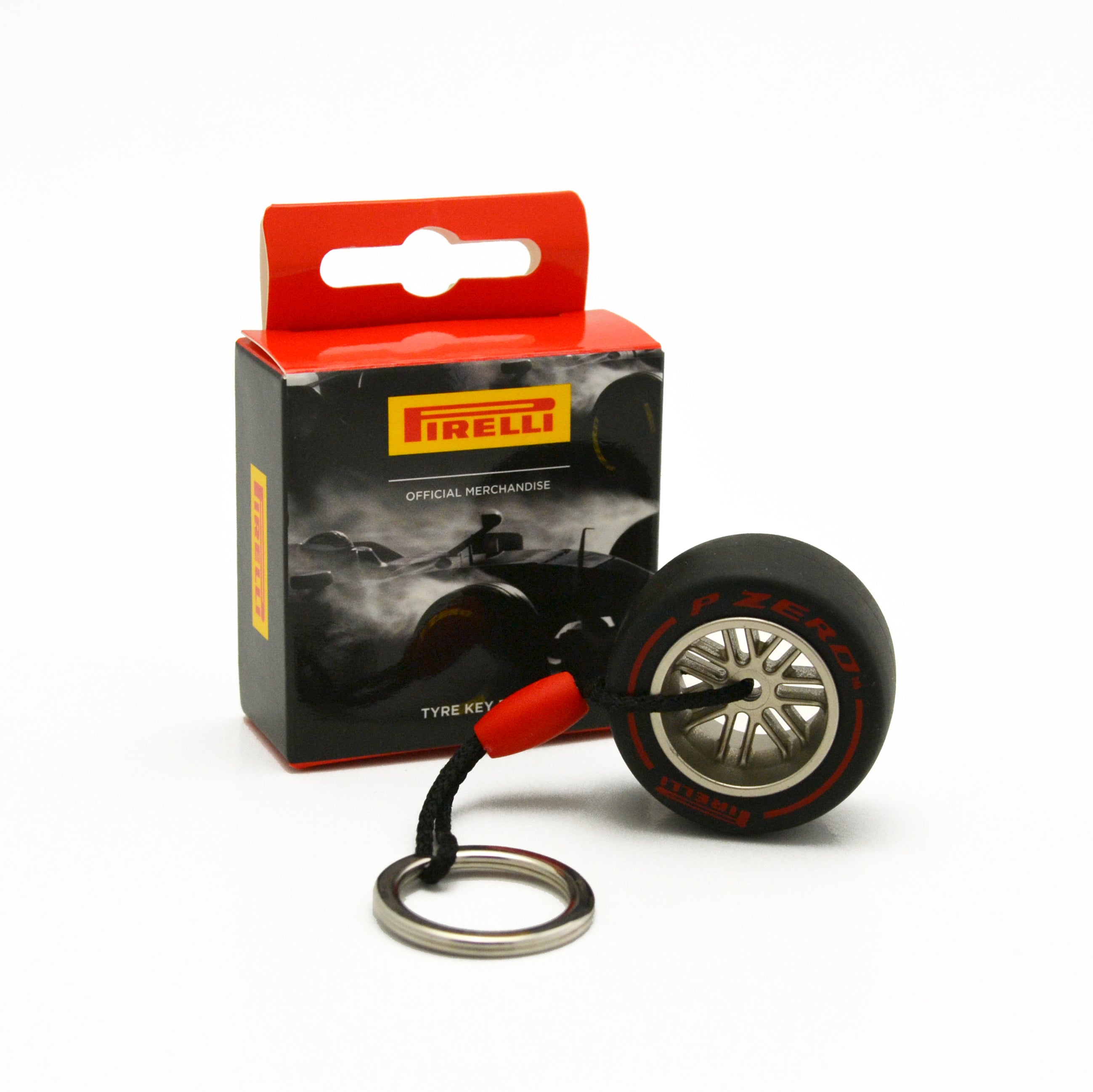Pirelli Motorsport Red Slick Soft Tyre Keyring