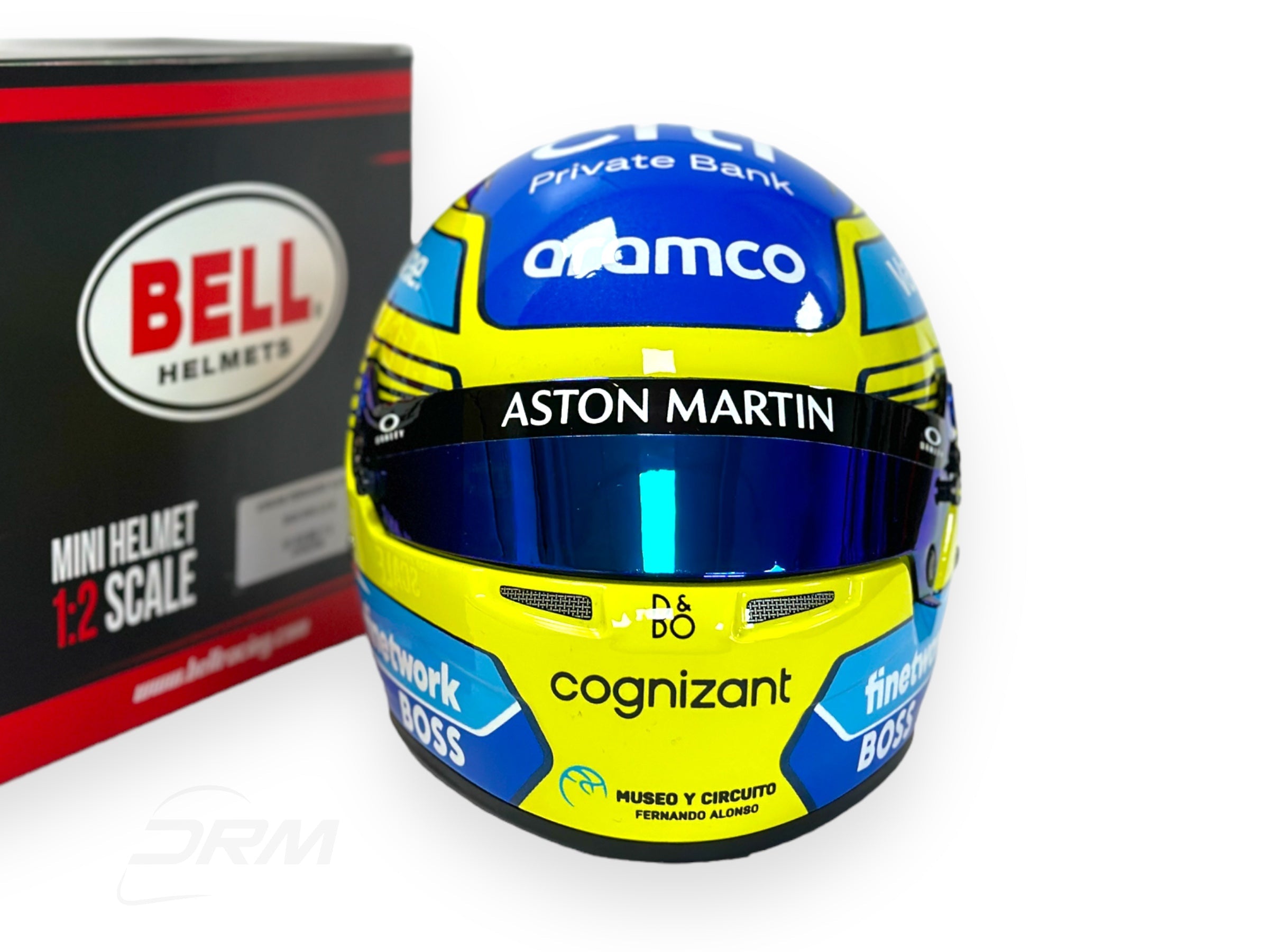 Aston Martin F1 Fernando Alonso 1/2 Scale Mini Helmet 2024