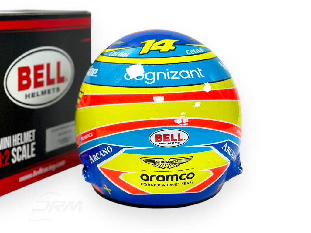 Aston Martin F1 Fernando Alonso 1/2 Scale Mini Helmet 2024