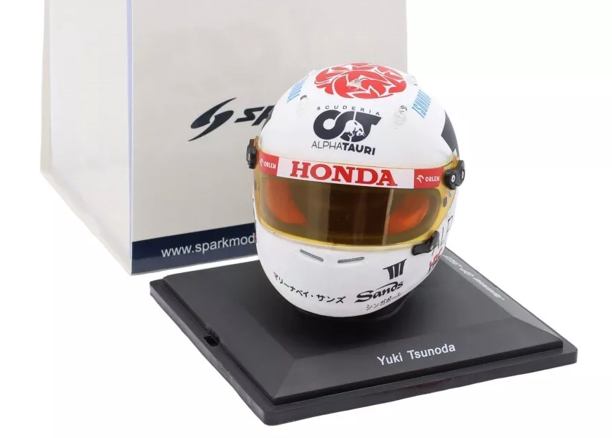 Alpha Tauri F1 Team Yuki Tsunoda Japan GP 2023 1/5 Scale Mini Helmet